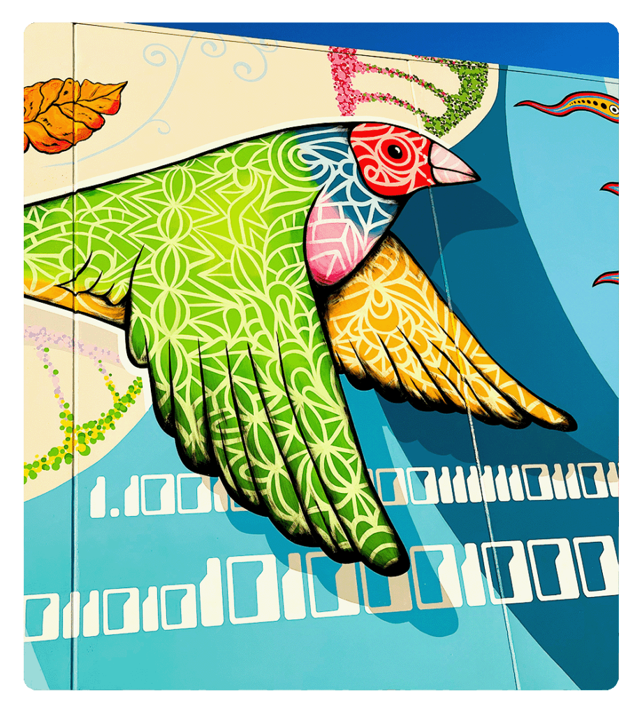 Best Practice Software Mural Bird Image